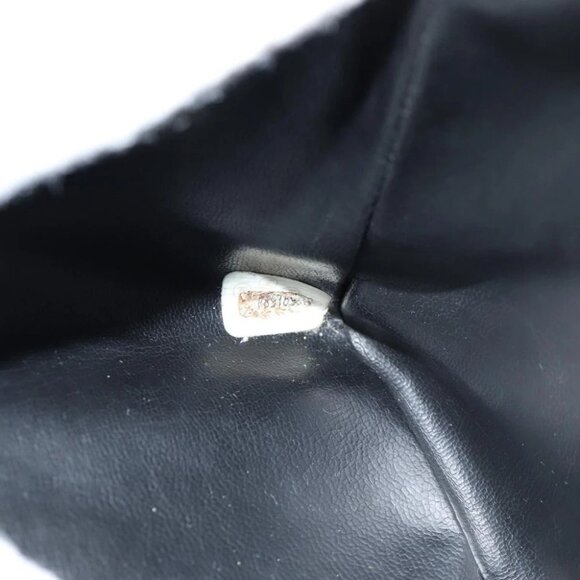 CHANEL Matelasse Boston Bag Calf Skin Black CC Auth 127925V - Picture 11 of 15